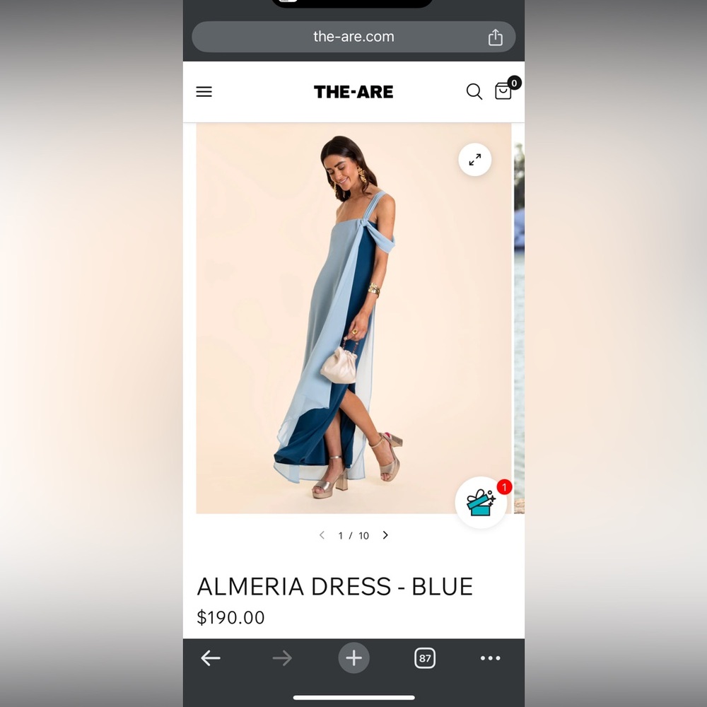 BRAND NEW WITH TAGS Long blue dress